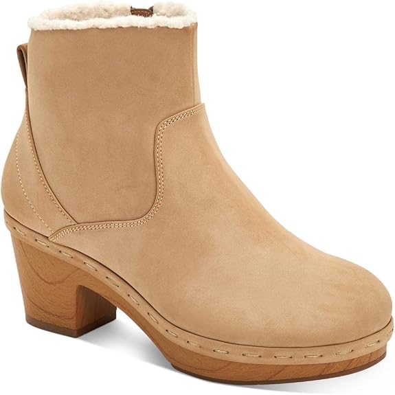 Style & Co. Womens Townaa Faux Fur Ankle Boots Size 7.5