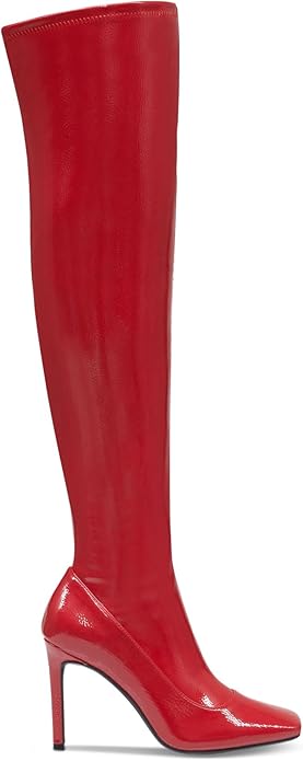INC Womens Keenah Patent Square Toe Thigh-High Boots Size 9