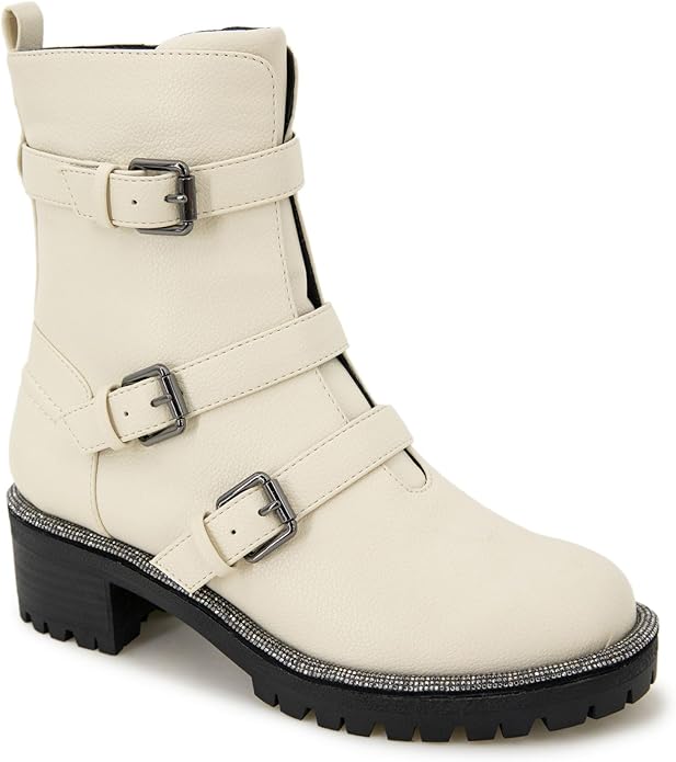 Kenneth Cole REACTION women's Tate Biker Jewel Boot Size 9