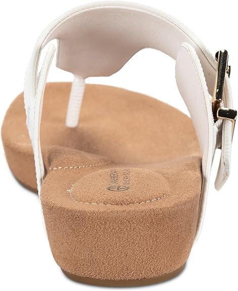 Giani Bernini Womens RIVVERP Slip On Adjustable Flatform Sandals 7.5