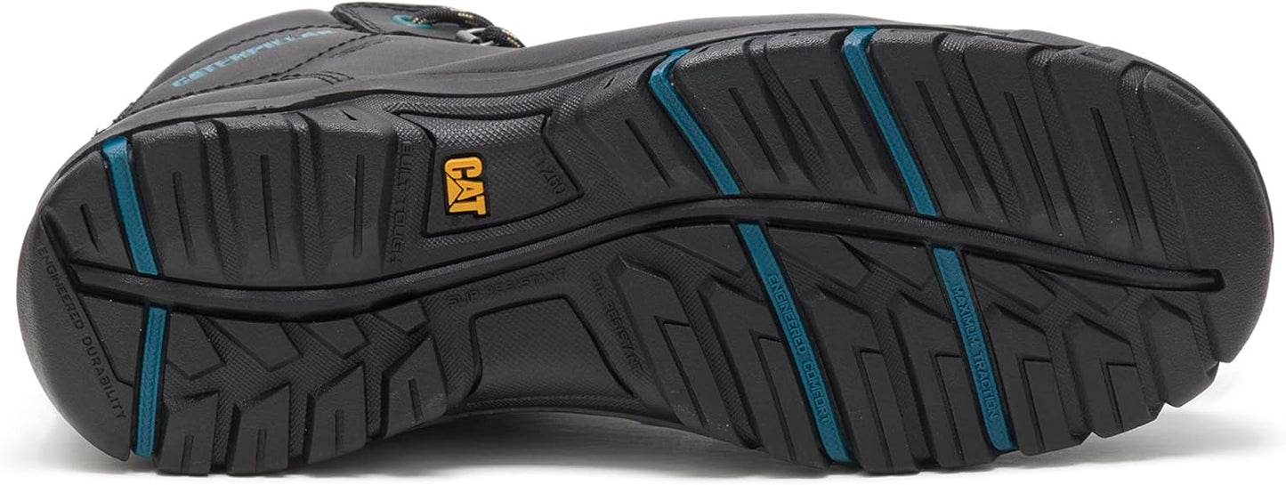 Cat Footwear Women's Mae Waterproof Steel Toe Work Boot Size 8